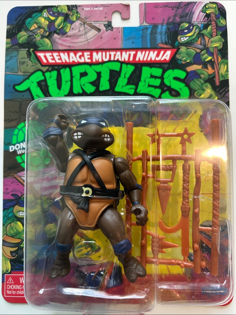 Teenage Mutant Ninja Turtles Donatello Action Figure - Brown & Black - Picture 1 of 2